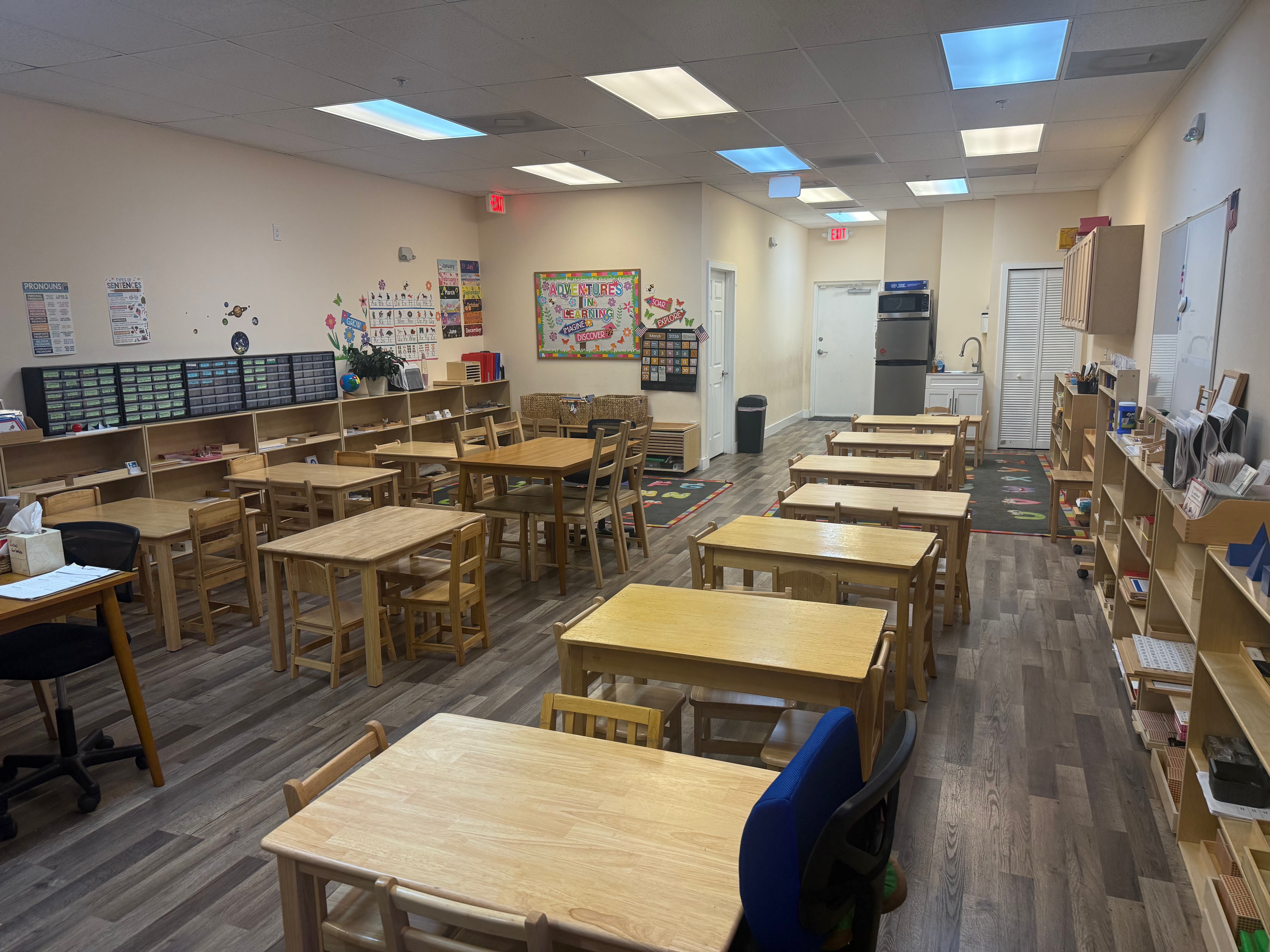 Lower Elementary classroom
